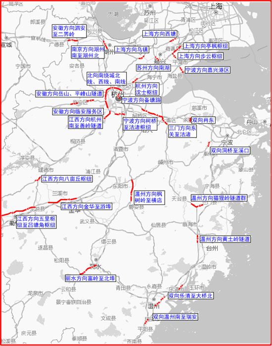 浙江高速最新地图概览